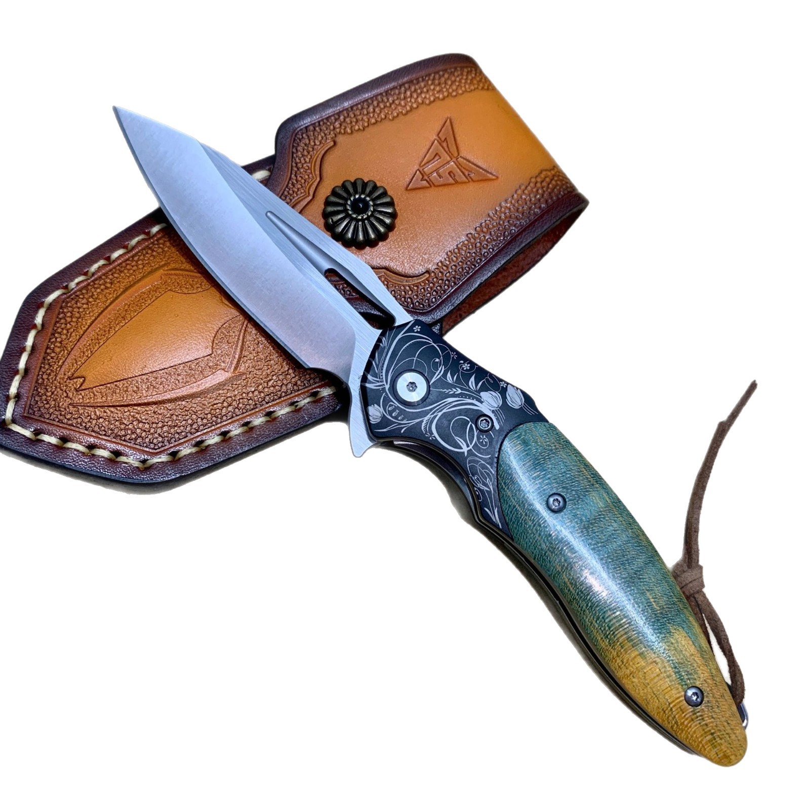 Edc (Every Day Carry - Nóż składany RHON 3.4 cala, stal