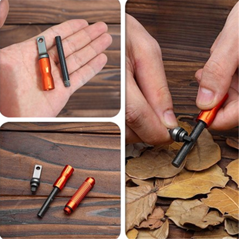 Ferro Rod Striker - Nowy Wodoodporny Przenośny Zapalnik Awaryjny z