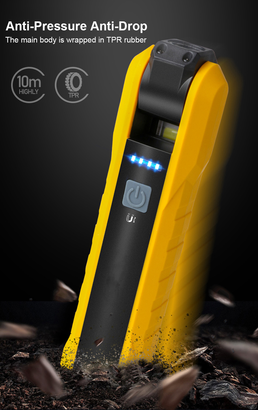 Edc Car Carry - Latarka E2 EDC z magnesem Lampa