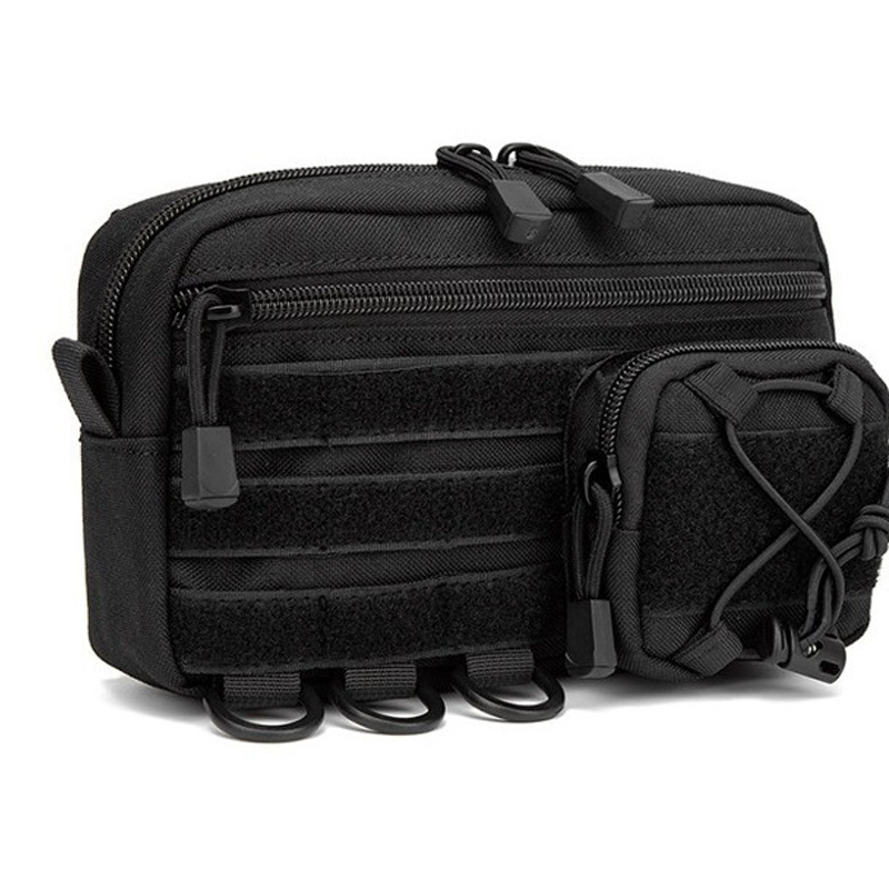 Edc Front Carry Bag - Pozioma taktyczna saszetka MOLLE z kieszenią