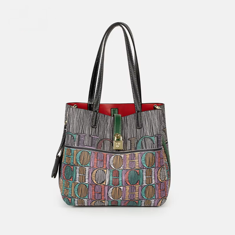 Edc Carry Bag - Torebka CH Art z kolorowym nadrukiem,