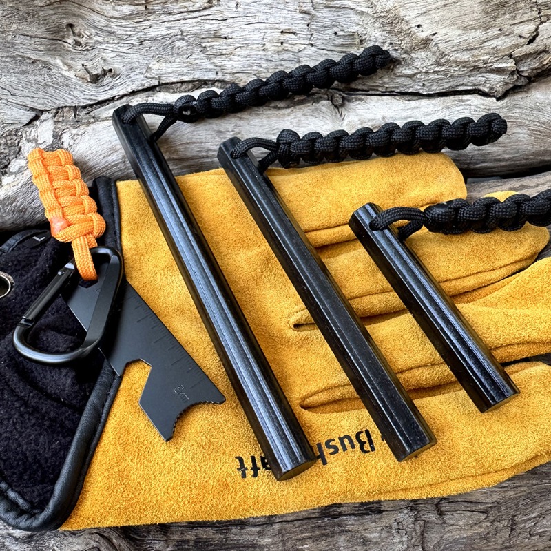 Ferro Rod Striker - Ręcznie Pleciony Sznurkowy Sześciokątny Krzesiwo Magnesium,