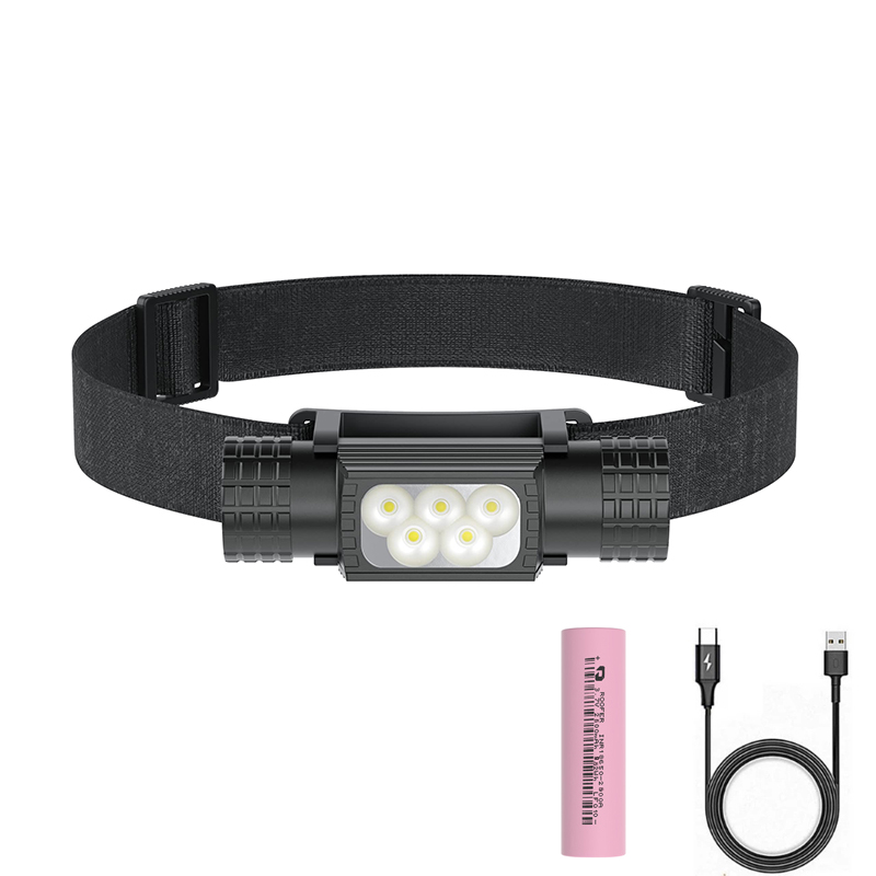 Edc (Every Day Carry - Przenośna latarka czołowa LED z możliwością