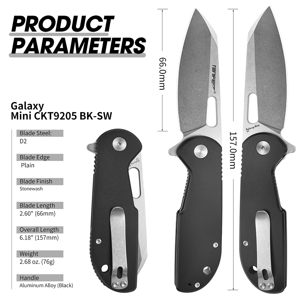Edc Carry Pocket Knife - Nóż składany TONIFE Galaxy Mini CKT9205