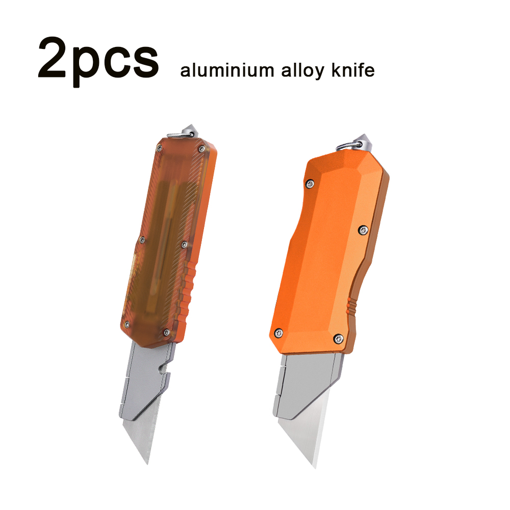 Edc (Every Day Carry - Dwuczęściowy zestaw noży ze stopu aluminium.