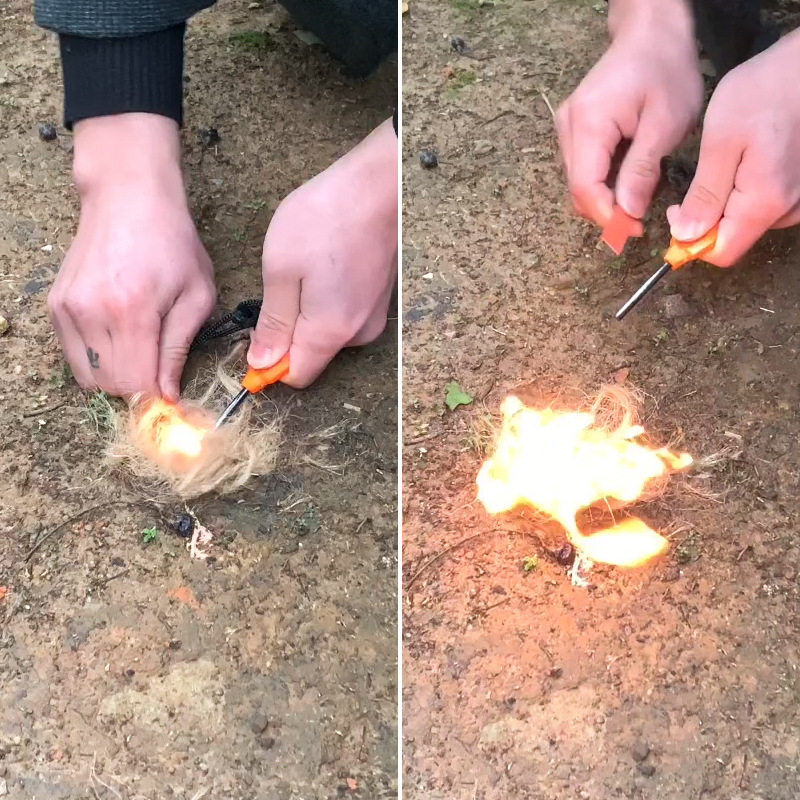 Zapalniczka survivalowa z krze – Ferro Rod Striker recenzja i cena