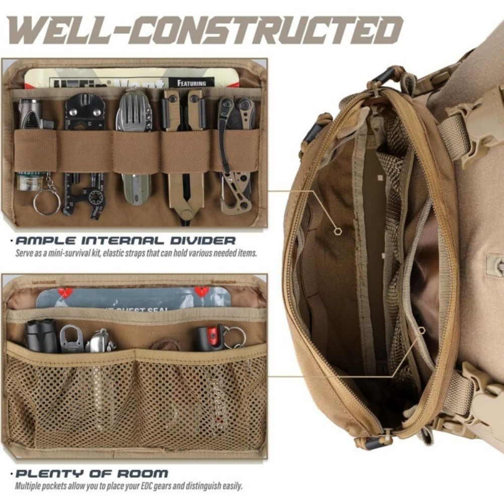 Modna męska torba na klatkę pi – Edc Deep Carry recenzja i cena