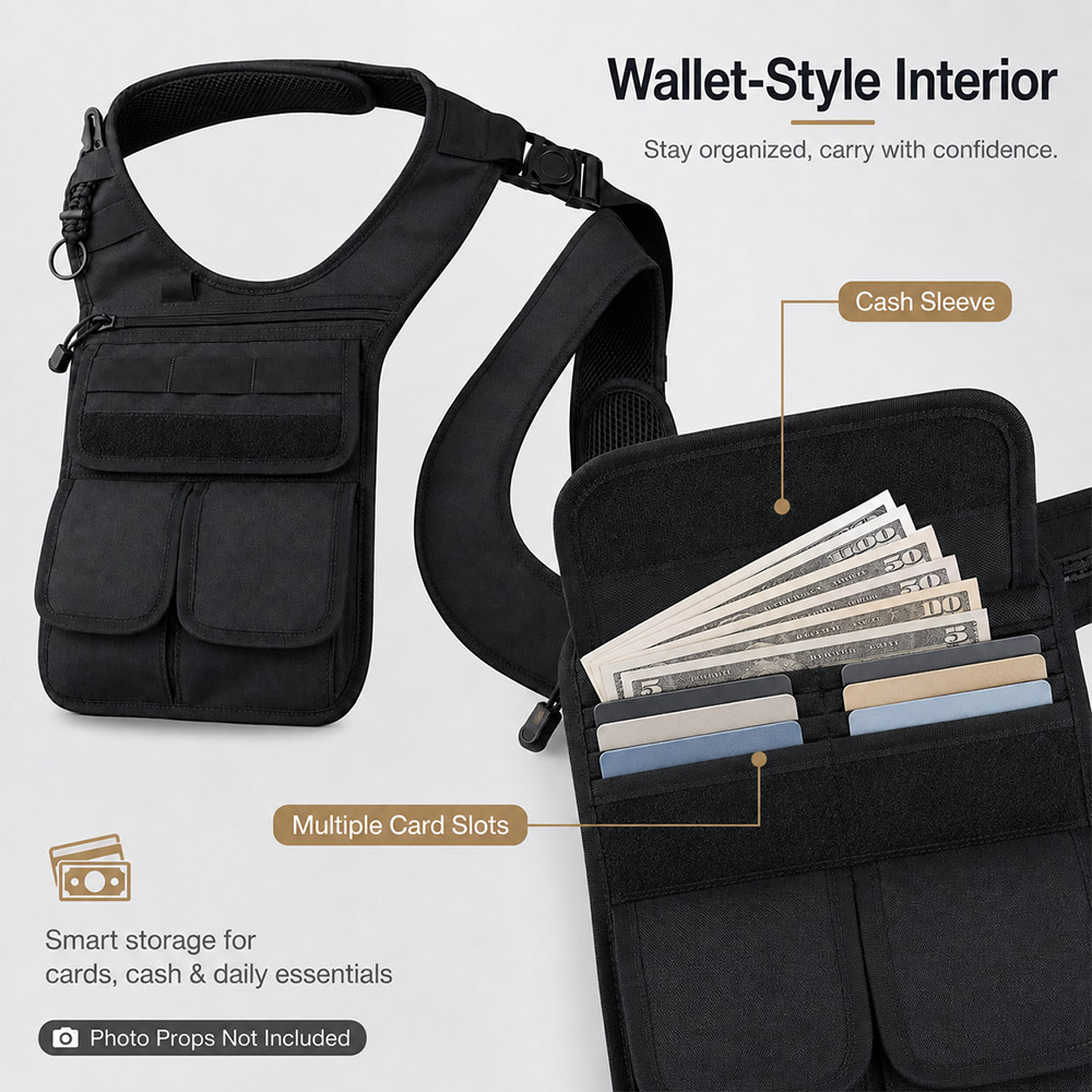 Taktyczna ukryta torba na narz – Edc Daily Carry recenzja i cena