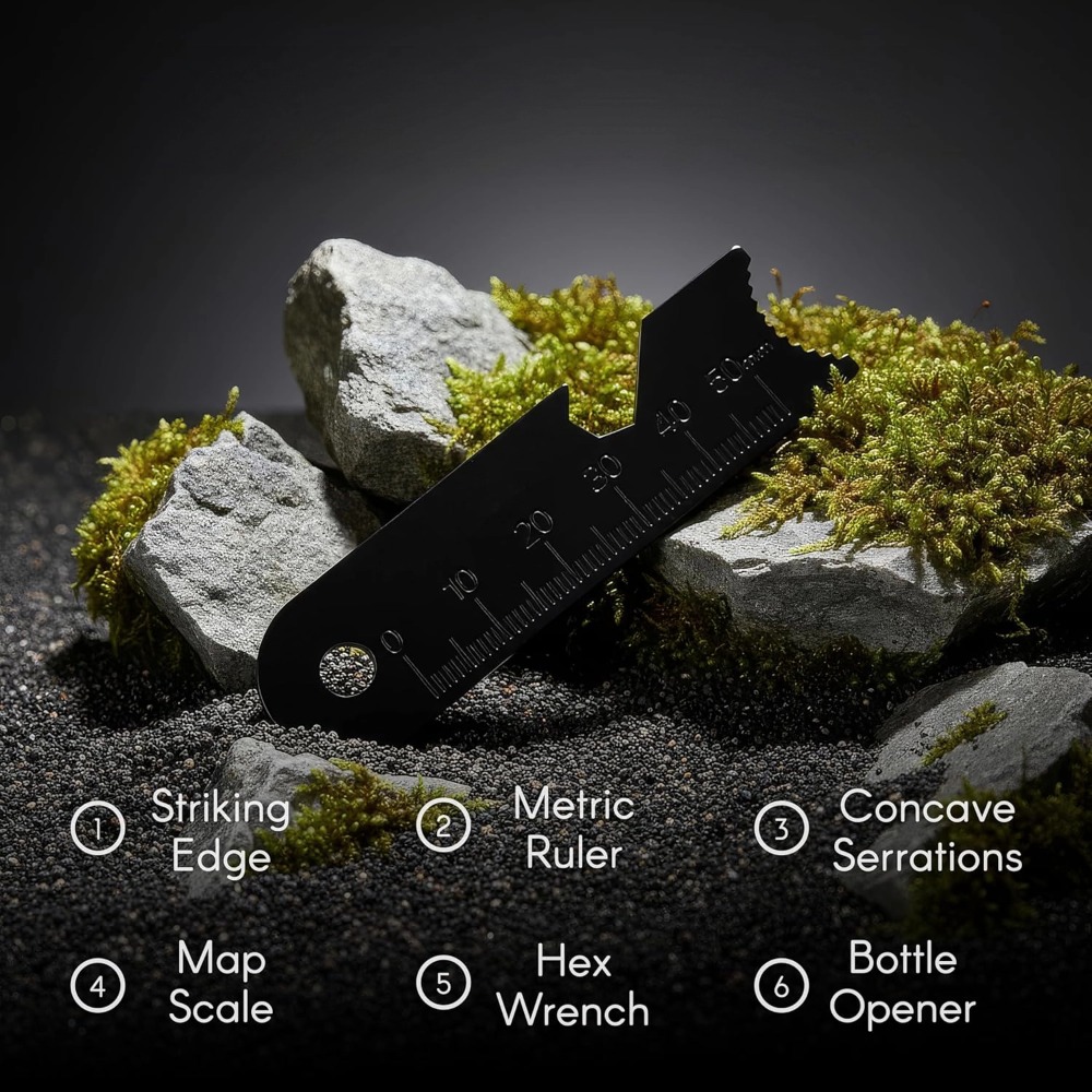 3-częściowy zestaw, żelazno-ma – Ferro Rod Striker recenzja i cena