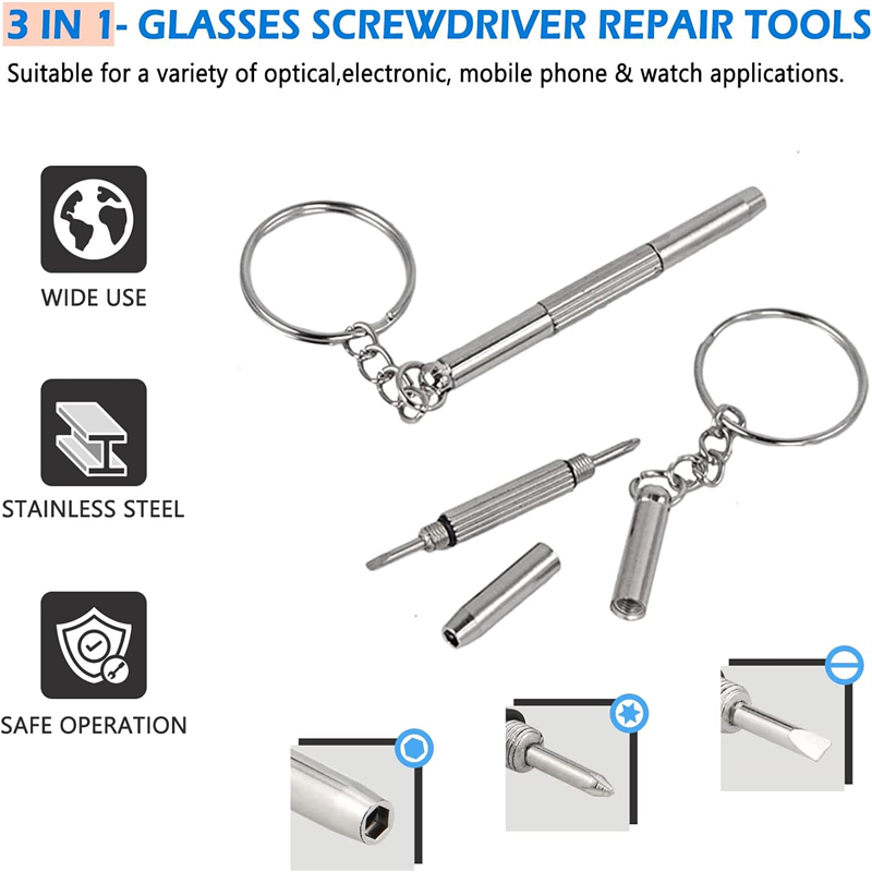 Mini śrubokręty do okularów 3  – Micro Screwdriver Kit recenzja i cena