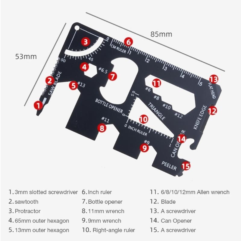 Multitool ze stali nierdzewnej – Multitool Credit Card recenzja i cena